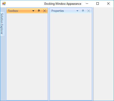 Office 2007 Outlook style DockingManager