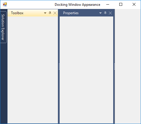 Visual Studio 2010 theme DockingManager