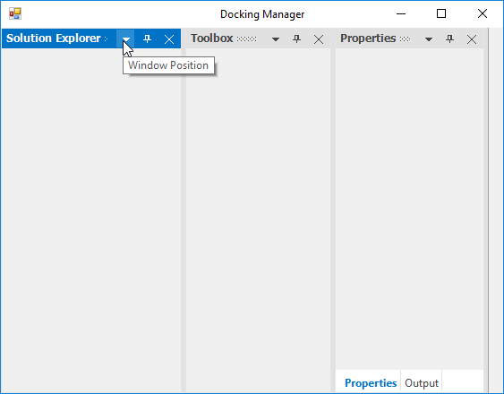Tooltip for dock windows in DockingManager