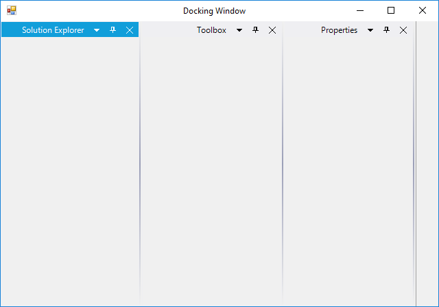Change label alignment of Dock window