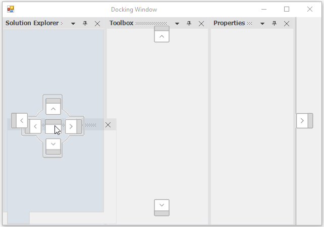 Dock one window over another dock window in DockingManager