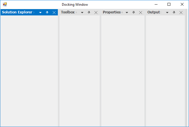 Customized dock window size in DockingManager