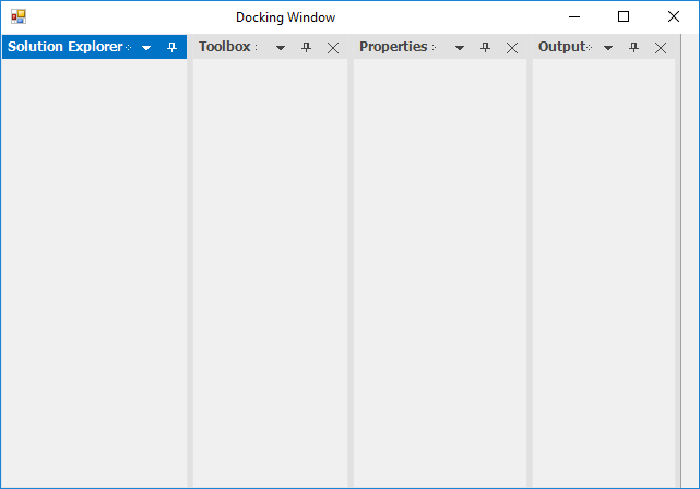 Collapse close button in particular Dock window