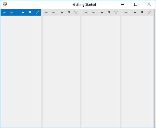 Dock multiple windows in DockingManager without header