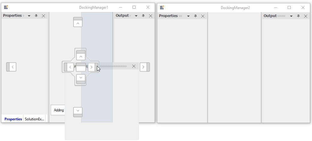 Linked Docking Manager to dock one panel to another window