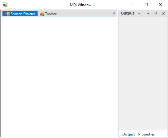 Tabbed documents in DockingManager