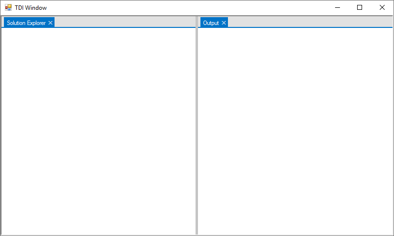 Docking manager displays the document that is documented at the left