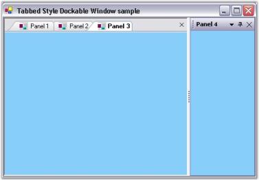 WinForms DockingManager General