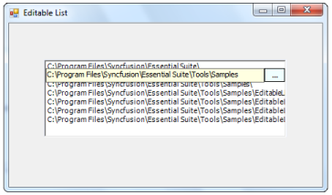 populating the items in the list