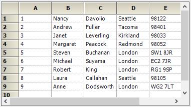 Normal grid on printing