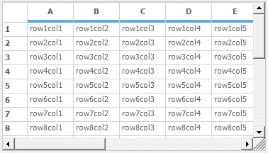 Windows forms grid displays applied custom appearance to scrollbar