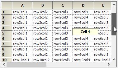 Windows forms grid displays scroll tips at dragging vertical scrollbar