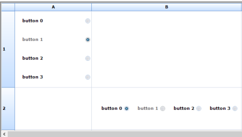 Align Radio button in Windows Forms GridControl
