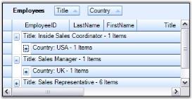 Drop Panel Enabled Grid Grouping