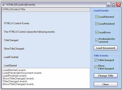 HTMUUIControl events