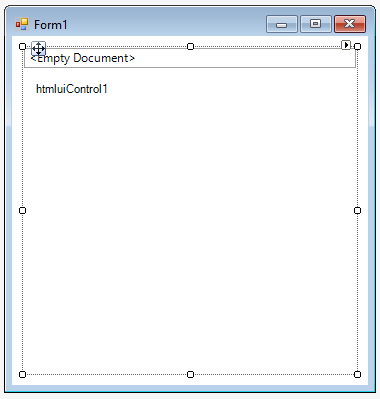 Drag an drop the html ui control in application