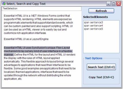 HTML Searching option