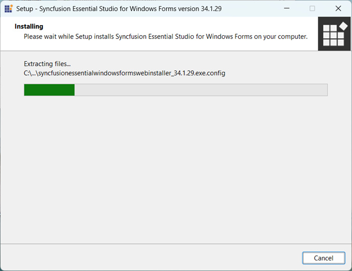 Installer Extraction Wizard