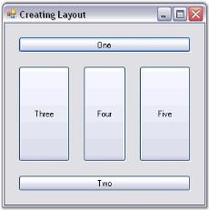 Aligning child controls at different sides