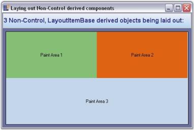 Laying out Non Control derived Component