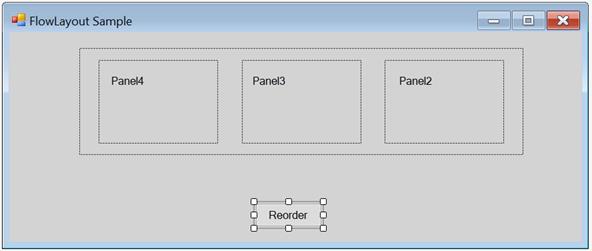 Reorder child controls in Flow layout