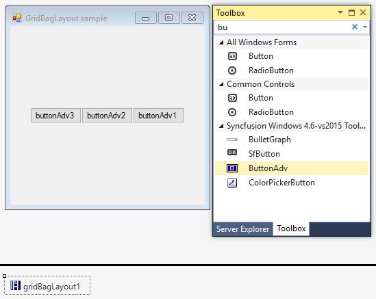 Adding child controls to GridBagLayout