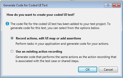 choose Record actions