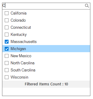 Header Custom Control in WinForms Listview