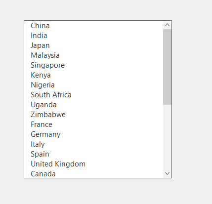 ScrollbarCustomization