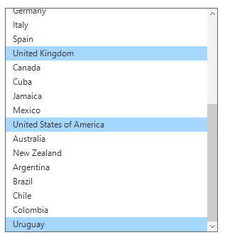 Programtically do multiple selection in ListView control for windows forms