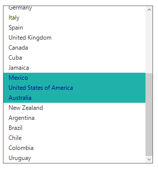 Set back color and fore color for ListView