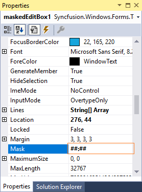 Mask format of Windows Forms MaskedEditBox