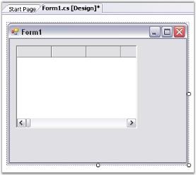Drag the GridListControl Object from Toolbox