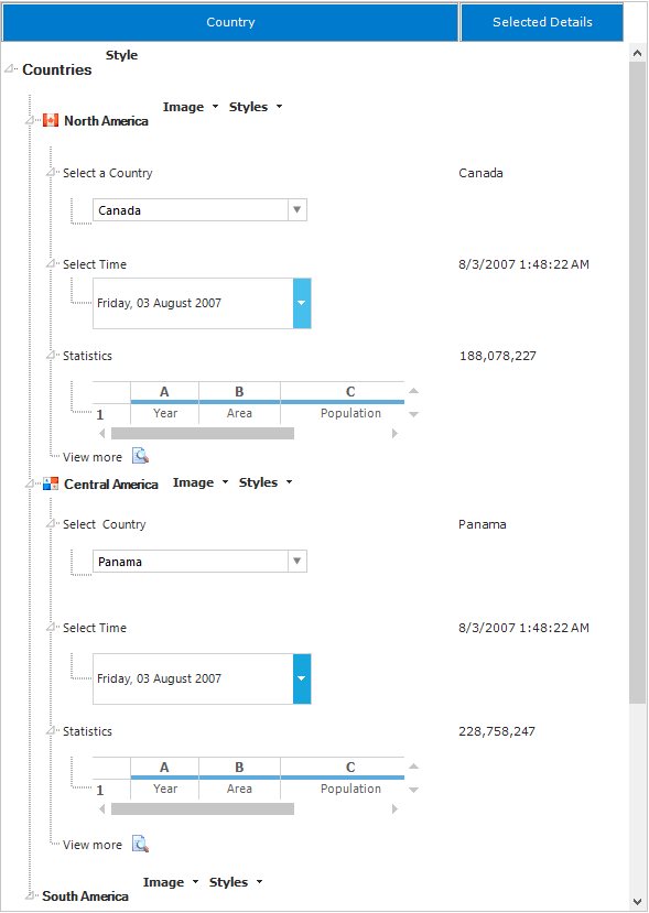 TreeNodeAdv feature for the custom controls in MultiColumnTreeView