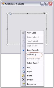 Add a GroupBar