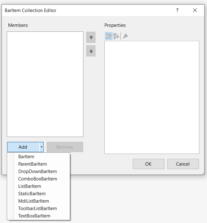 Adding the PopupMenu