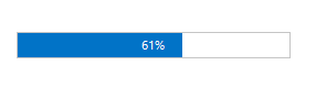 Configure text format using percentage symbol in windows forms progress bar
