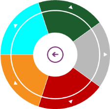 Radial color palette