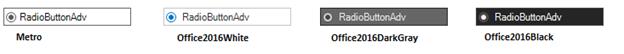 Windows forms Radio Button visual styles
