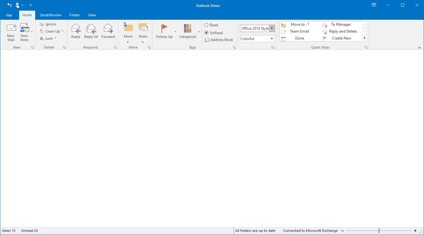 WindowsForms Ribbon Office 2016 style