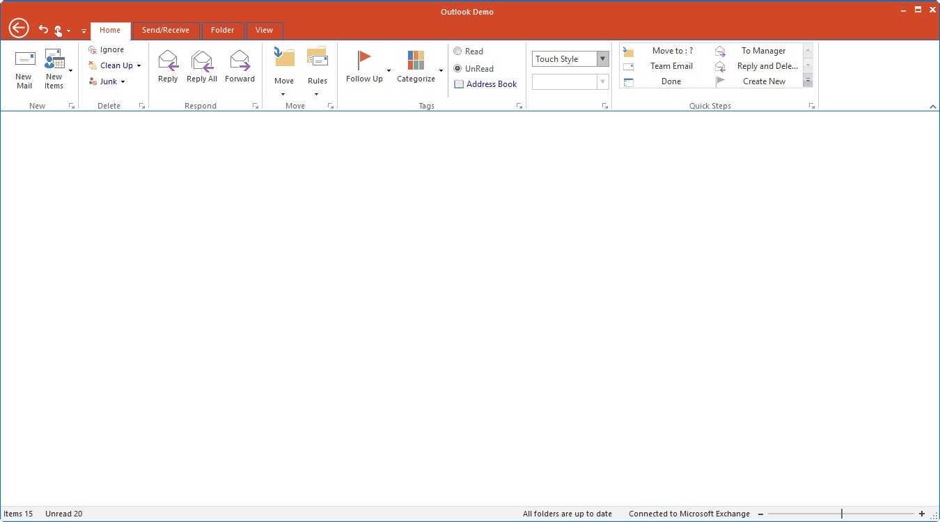 WindowsForms Ribbon customized with TouchStyleColorTable