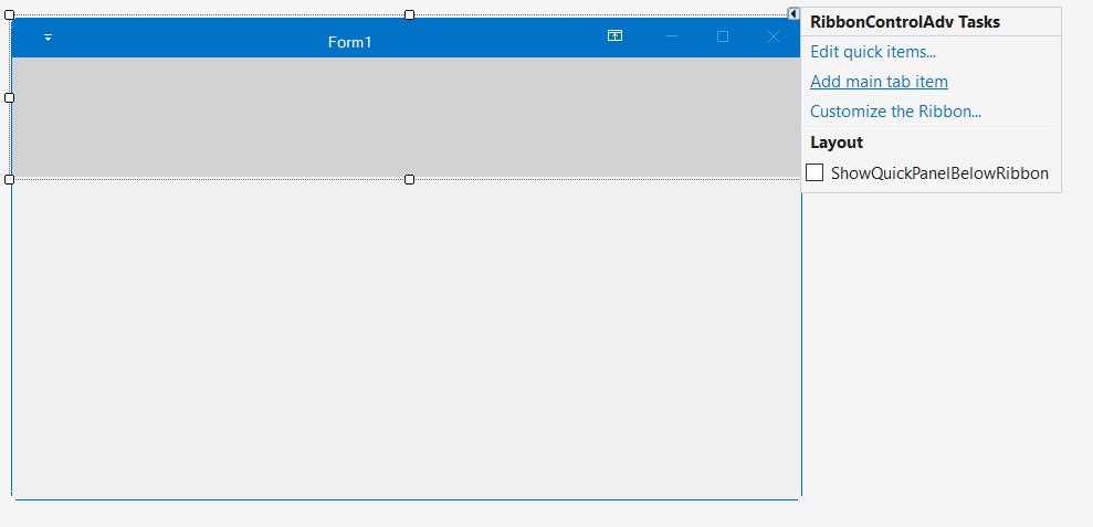 Adding Tabs through designer