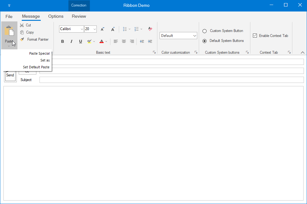 Text alignmnet of ToolStripMenuItem