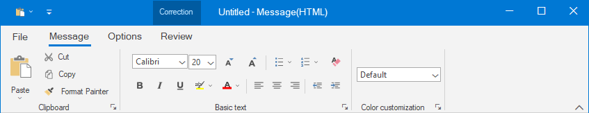 Customizing Ribbon at runtime at Normal layout