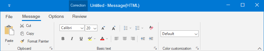 Customizing Ribbon at runtime at Normal layout