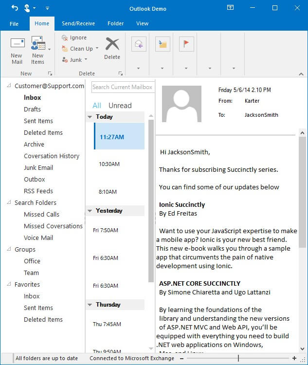 Ribbon in default Collapse Behavior state