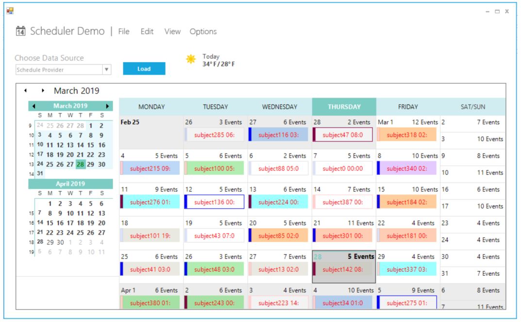 Changing appointment forecolor in WinForms Scheduler