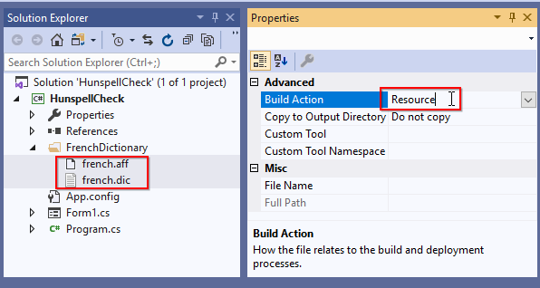 Adding Basic word and Grammar files as resource into the application