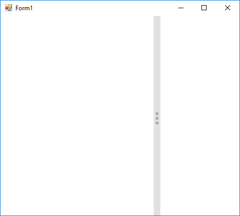 WindowsForms Split Container control added by code
