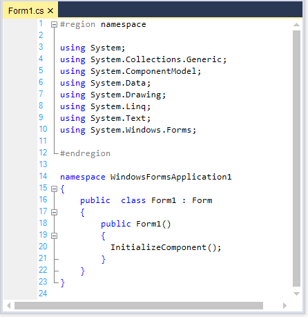 Customize the margin width in syntax editor